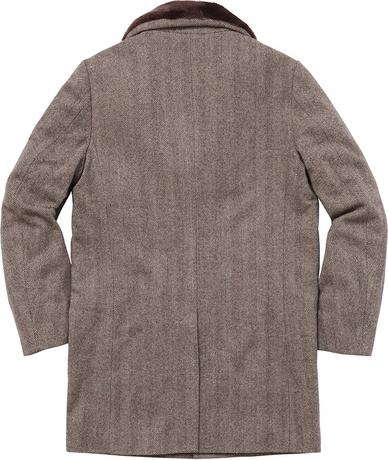 Fur Collar Tweed Coat view 3